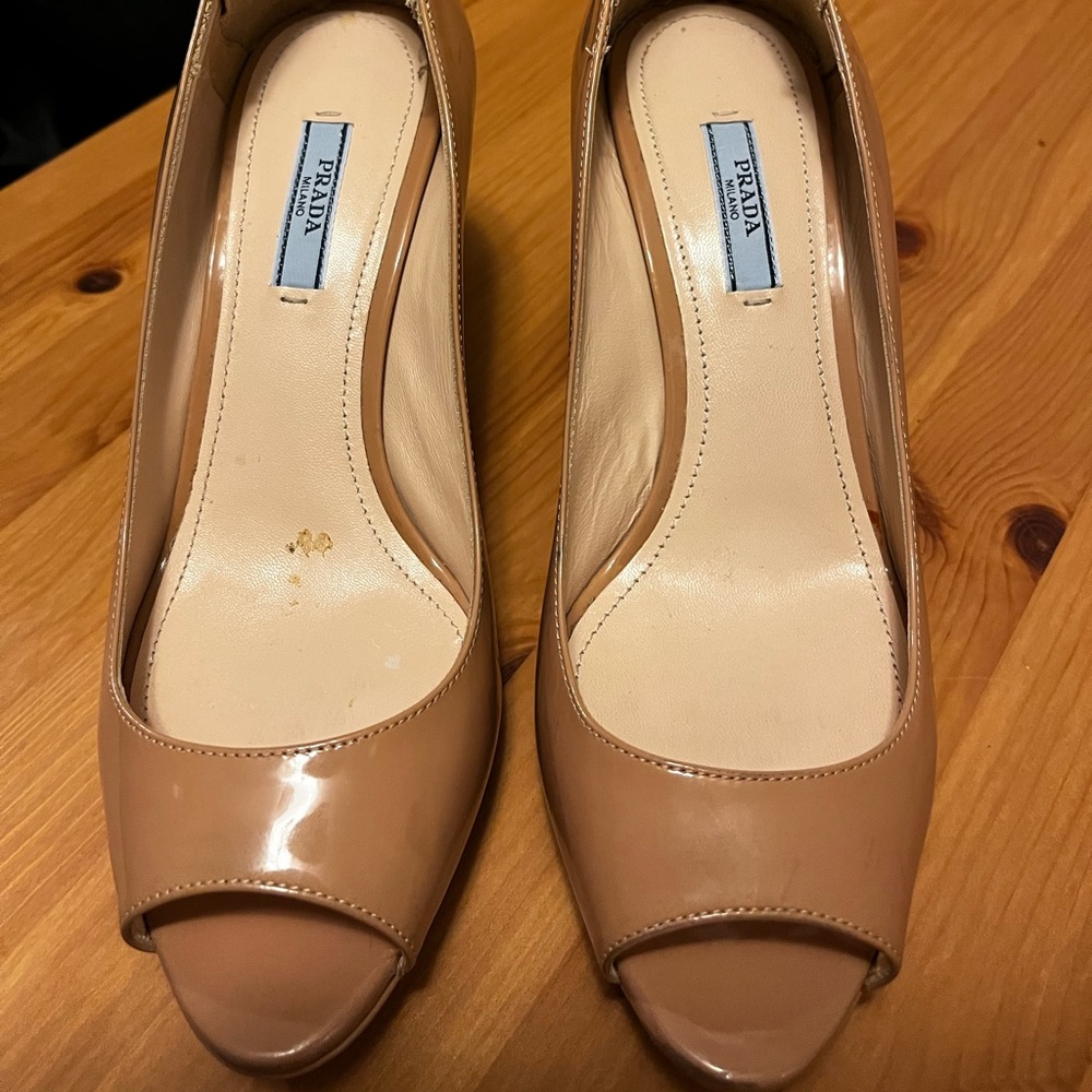 Prada Peep-Toe Pump size 38